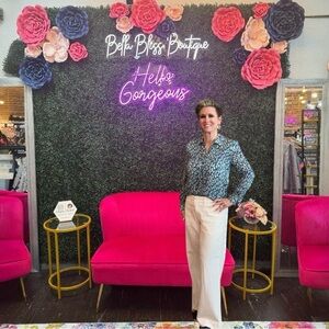 Liverpool Blue Topaz Woven Top